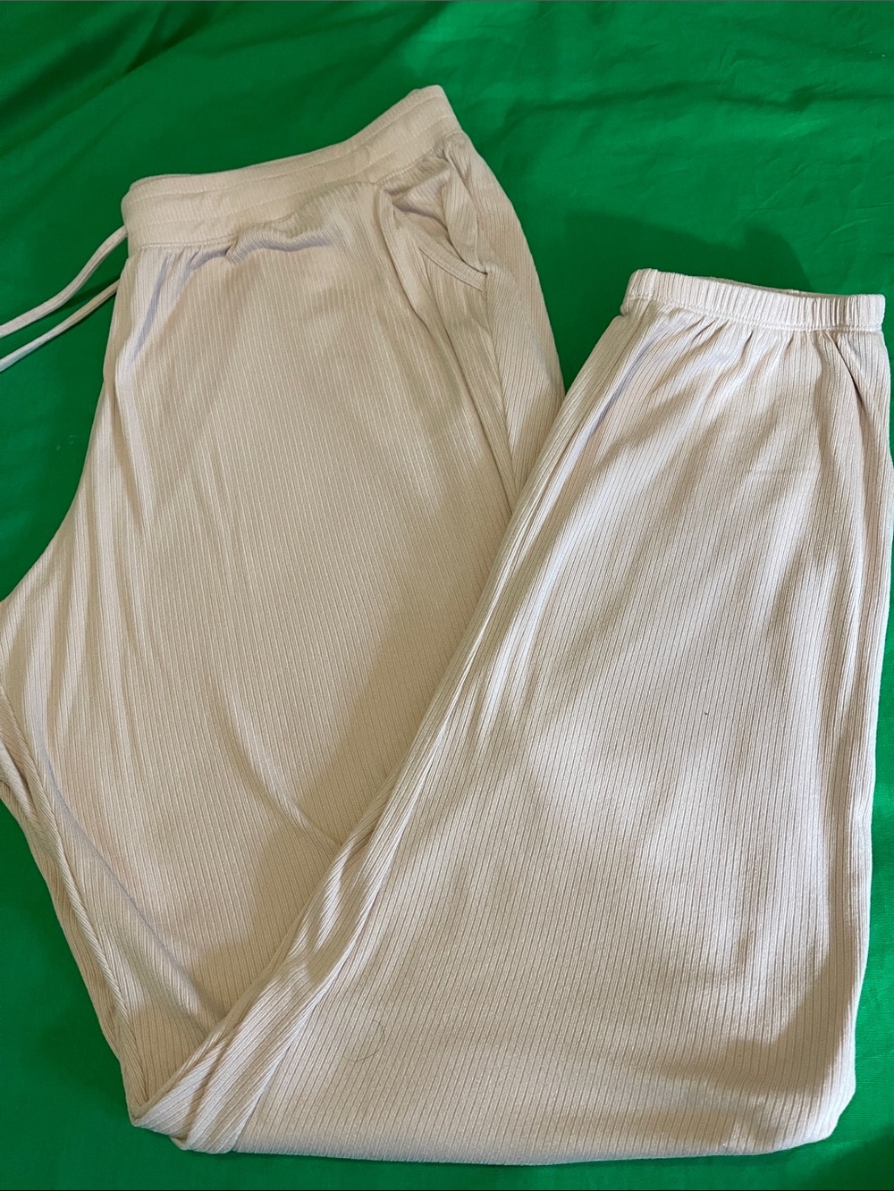 Sonoma Light Pink Ribbed Lounge Pants
